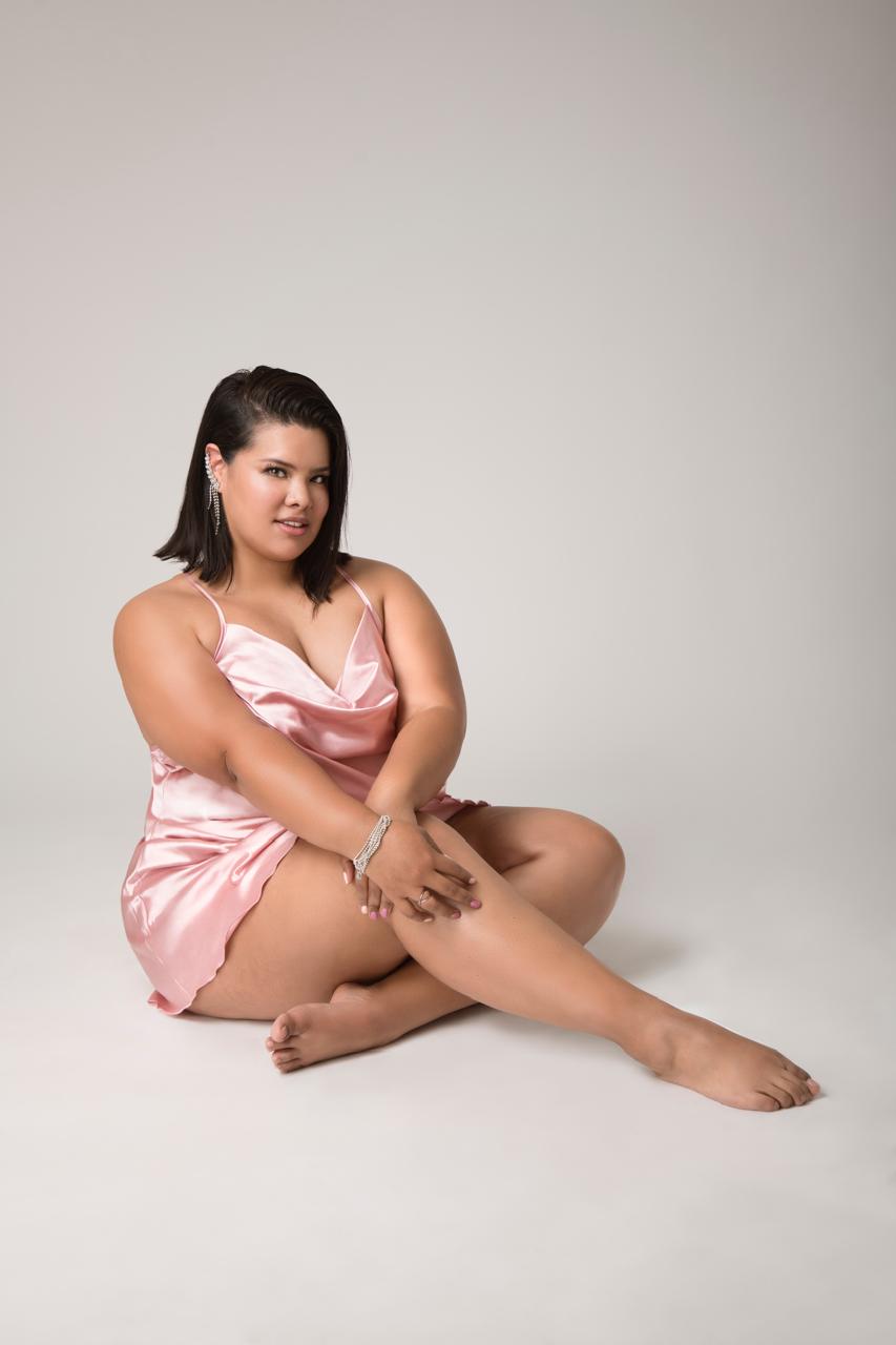 modelo modelaje fotografía influencer mujer curvy